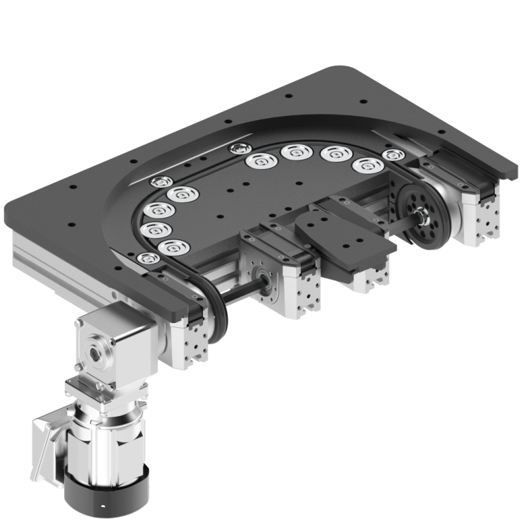 07-KV180转弯单元 180度圆皮带弯道